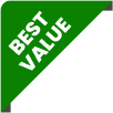 green best value badge